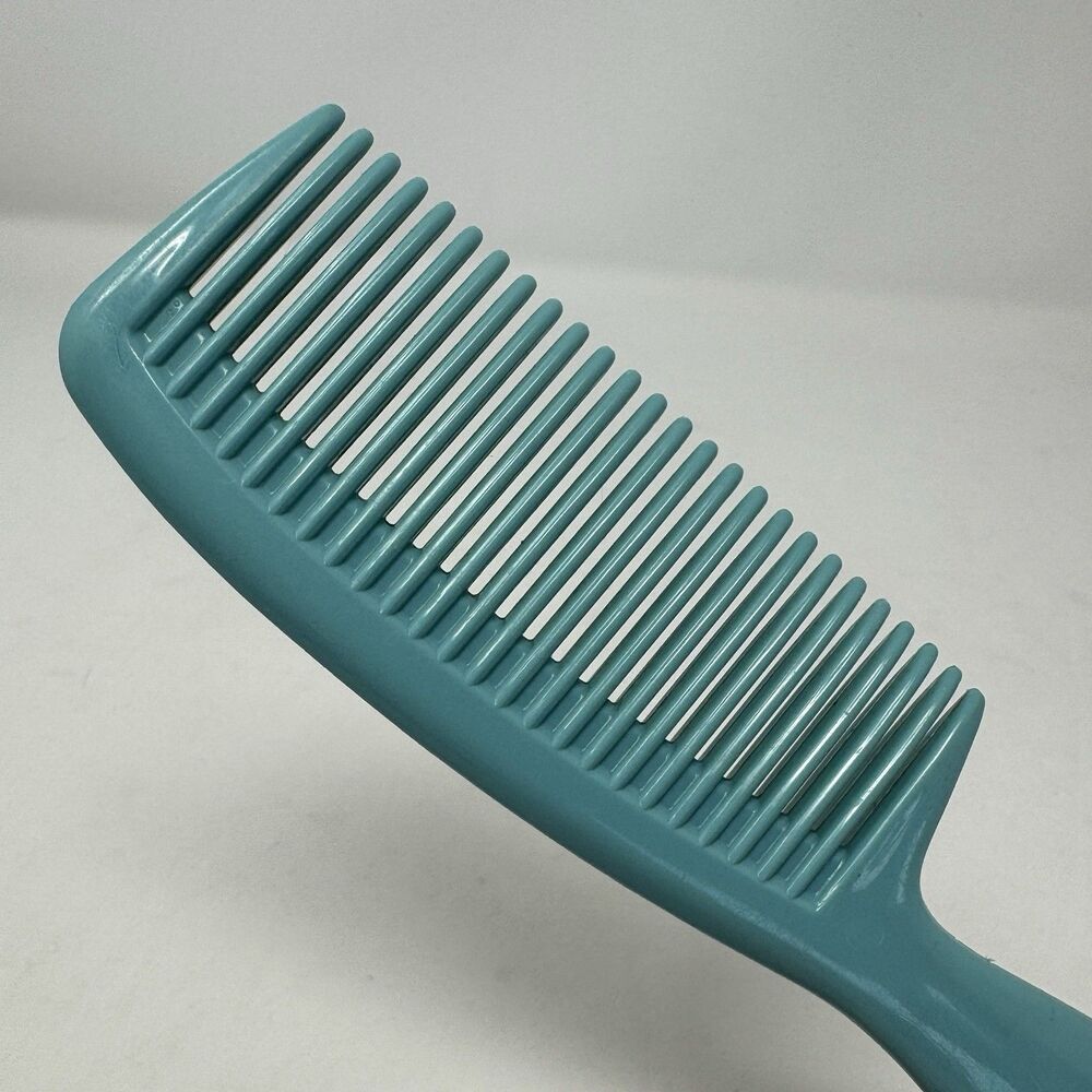 Vintage Blue Detangling Comb Avon Vintage Seahorse 8" Handle 1970s Long/Wet Hair - Picture 6 of 6